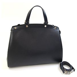 Bolso de hombro Louis Vuitton Epi Leather GM M40332 Noir Black