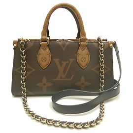 Bolso de mano OnTheGo EW con cadena Monogram Reverse Louis Vuitton