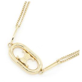 Céline Collar con colgante Triomphe dorado Celine