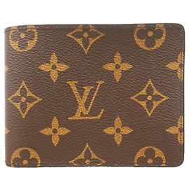 Louis Vuitton Brown Monogram Bill Wallet