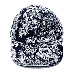 Boné de beisebol em lona de algodão Christian Dior