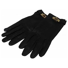 Hermès Gants en cuir Hermes Kelly