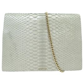 SAC A MAIN LANVIN SUGAR SMALL LW-BGFS00-CRIS-H17 CUIR PYTHON BANDOULIERE