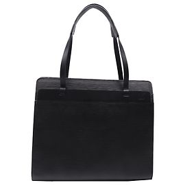 Bolso Tote Louis Vuitton Croisette PM en piel Epi negra