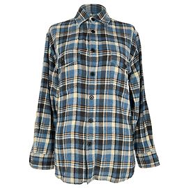 Autre Marque Franela de cuadros Saint Laurent en algodón multicolor