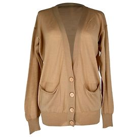 Stella Mc Cartney Cardigã abotoado Stella Mccartney em cashmere bege