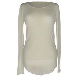 Joseph Ribbed-Knit Sweater in White Cotton