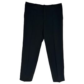 Chloé gerade geschnittene Hose aus schwarzem Acetat