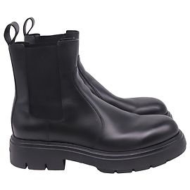 Salvatore Ferragamo Stivaletti Chelsea Ferragamo in pelle nera