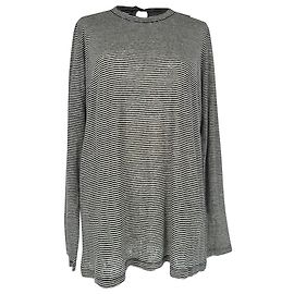 Brunello Cucinelli Gestreiftes Jersey-Sweatshirt aus multicolorigem Leinen