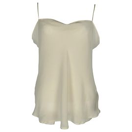 Burberry Camisole Top aus weißem Rayon