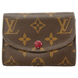 Louis Vuitton Monogram Portemonnaie Rosalie Wallet/Coin Case