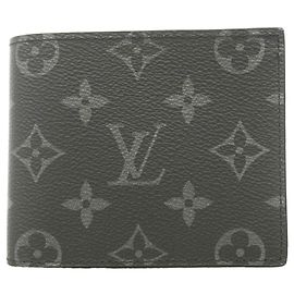 Louis Vuitton Monogram Eclipse Portefeuille Marco NM Wallet