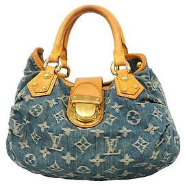 Louis Vuitton Monogram Denim Pleaty Handtasche M95020
