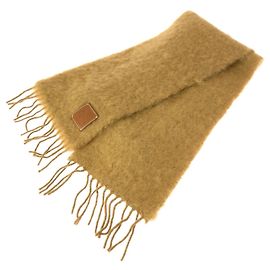 LOEWE Anagram Beige Mohair Scarf