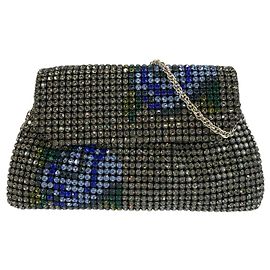 Bally Rose Sequin Chain Shoulder Bag Pouch