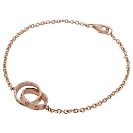 Pulsera Cartier Baby Love en oro rosa 18K