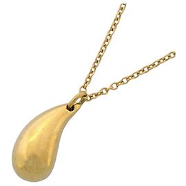 Autre Marque Collier Teardrop Tiffany & Co. en or jaune 18K