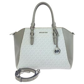Sac à main Michael Kors Ciara en blanc et gris