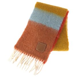 Estola LOEWE Anagram em lã e mohair multicolorida