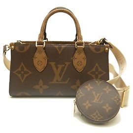 Bolsa Louis Vuitton Monogram Giant Reverse OnTheGo EW