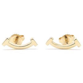 Autre Marque Tiffany T Smile Earrings in 18K Pink Gold