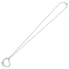 Tiffany & Co. Elsa Peretti Open Heart Pendant Sterling Silver 16mm