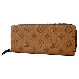 Louis Vuitton Monogram Reverse Portefeuille Clemence Long Wallet