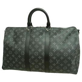 Louis Vuitton Monogram Eclipse Keepall Bandoulière 45