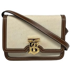 Burberry Ivory Schultertasche