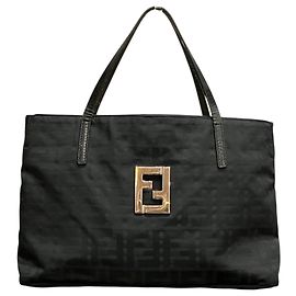 Bolso Fendi Zucca de nylon y cuero
