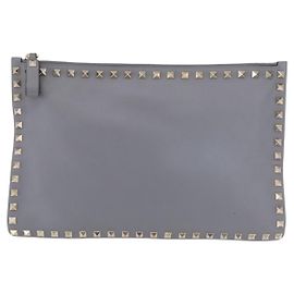 Valentino Garavani Rockstud Pouch Leather Large