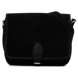 Autre Marque Sac à épaule Saint Laurent en cuir velours noir