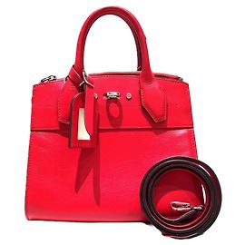 Bolso de mano de piel Louis Vuitton City Steamer PM