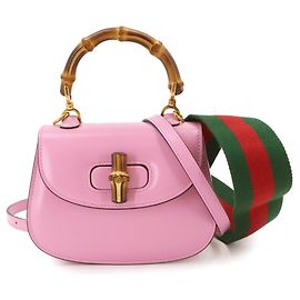 Mini bolso de mano Gucci Bamboo
