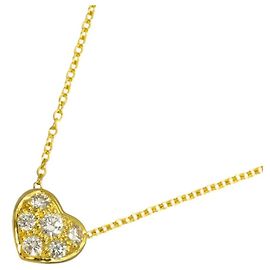 Autre Marque Collar Tiffany & Co. Corazón de Diamantes Pavé