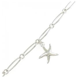 Autre Marque Bracelet chaîne avec breloque étoile de mer en argent Tiffany