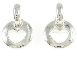 Autre Marque Pendientes de botón de corazón Tiffany