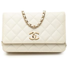 Bolso de hombro Chanel Matelassé Coco Mark con cartera y cadena