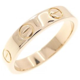 Anel Cartier Mini Love em ouro rosa