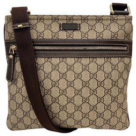 Bolso Bandolera Plano Gucci GG Supreme