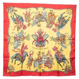 Hermès Carré Hermes 90 LES FTES DU ROI SOLEIL