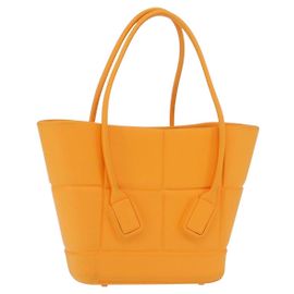 Bolsa de mão Bottega Veneta Rubber Orange Auth 207536A