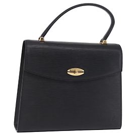 Borsa a mano LOUIS VUITTON Epi Malesherbes Nera M52372 LV Auth ep16338A