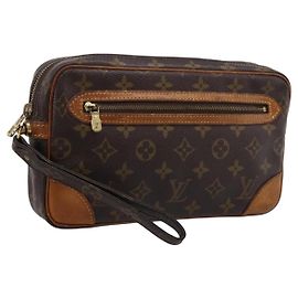 LOUIS VUITTON Monogram Marly Dragonne GM Clutch Bag M51825 LV Auth 205434A