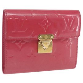 LOUIS VUITTON Vernis Portefeuille Koala Wallet Fran Boise M9142F LV Auth 206814