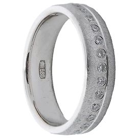 Autre Marque Non Signe Ring aus 14k Gold (Au585) mit 30 natürlichen Diamanten