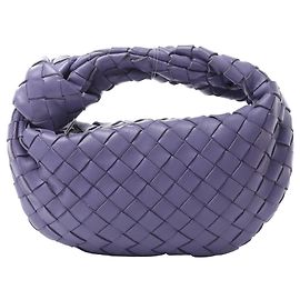 Borsa Bottega Veneta Jodie Mini in pelle Intrecciato, Viola