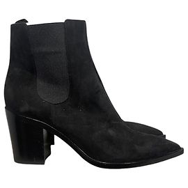 Bottines Gianvito Rossi noires T.38