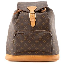 LOUIS VUITTON - Louis Vuitton Montsouris GM Rucksack aus vintage monogrammiertem beschichtetem Canvas